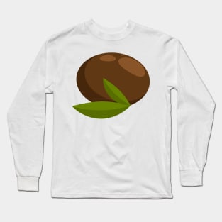 Avocado fruit pit Long Sleeve T-Shirt